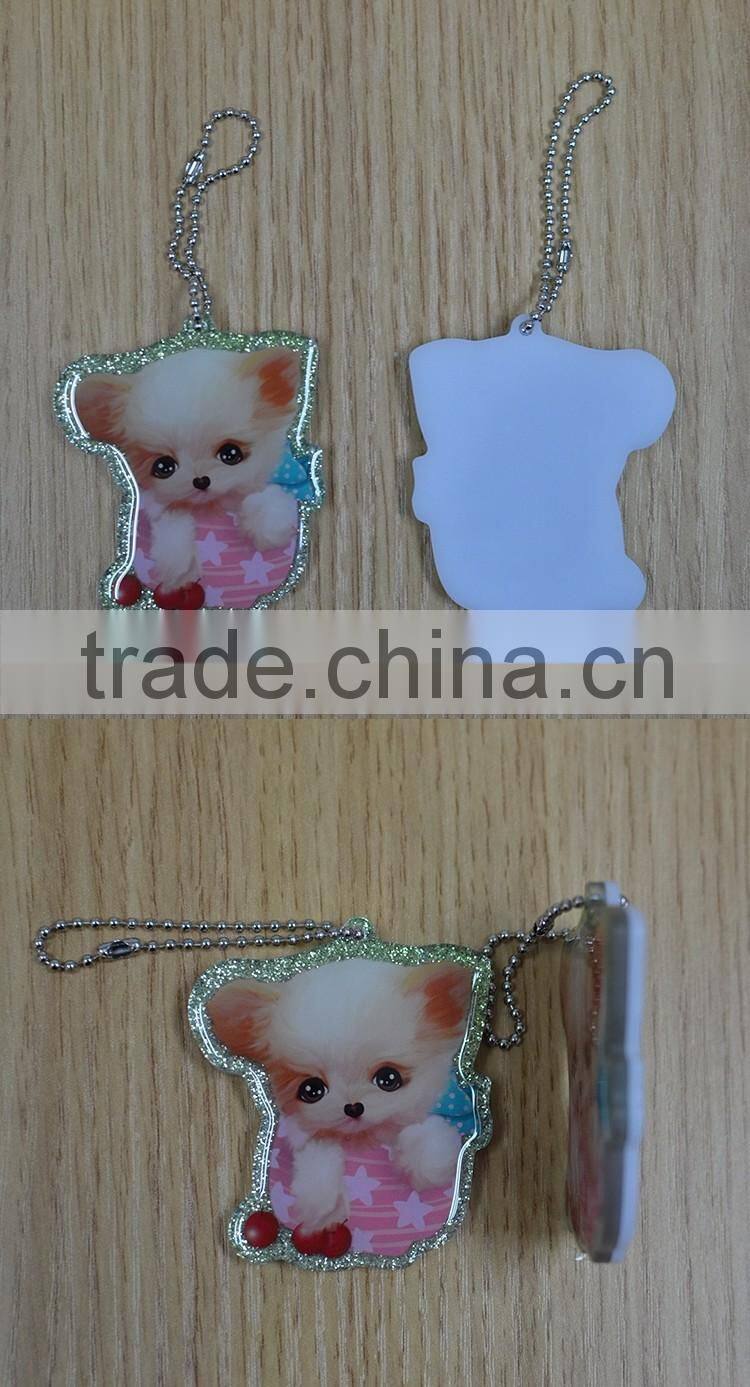 Blank Photo Acrylic Keychains, Acrylic Plastic Key Chain Blank Keyring