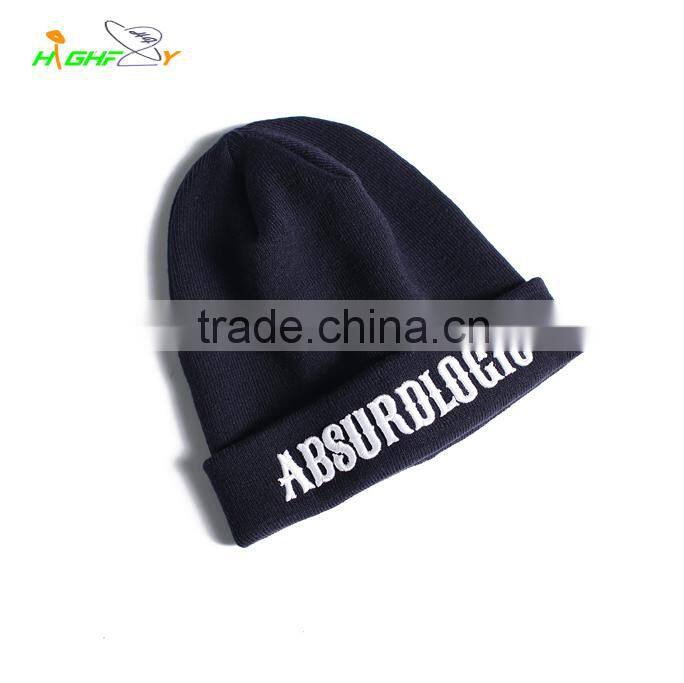 promation/High Quality Pom Pom Cheap Custom Winter Hat/Knitted Beanie/Knitted Hat with embroidery