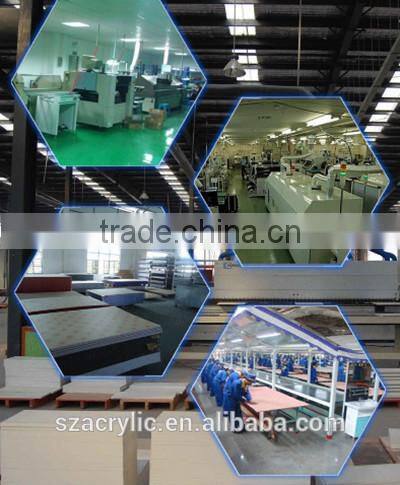 clear new acrylic makeup package box