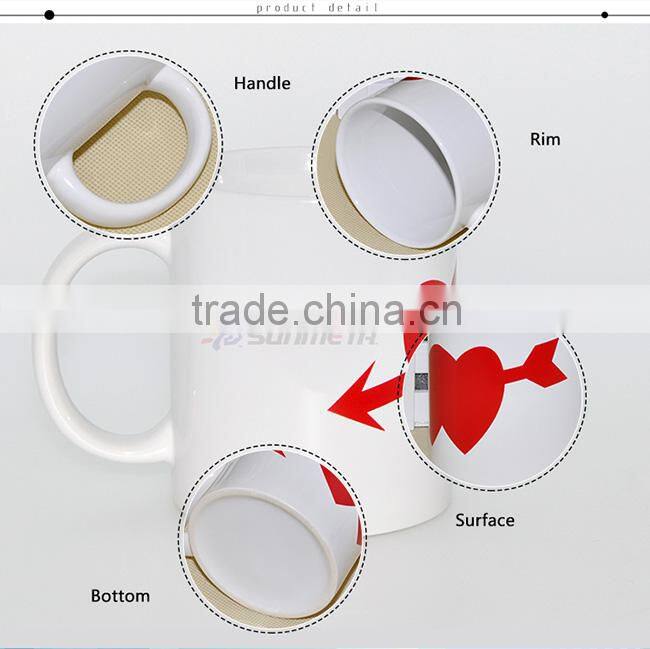 Sublimation Coated Ceramic Magic Mug, Yiwu Factory Directly Supply( SKB-05Z)