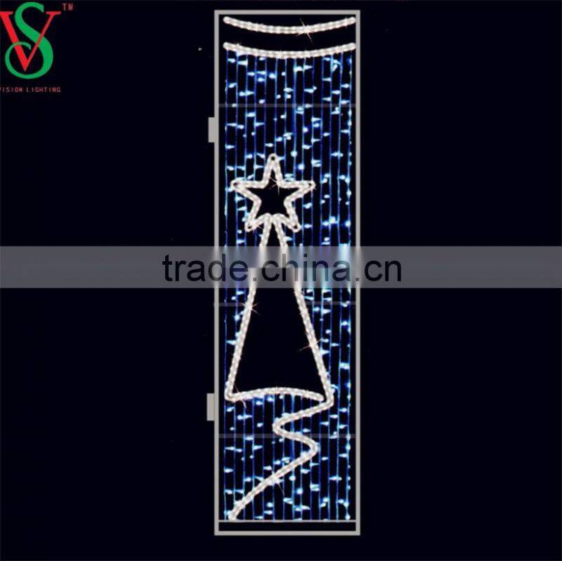 2D frame light led light angel for Christmas outdoor decorations