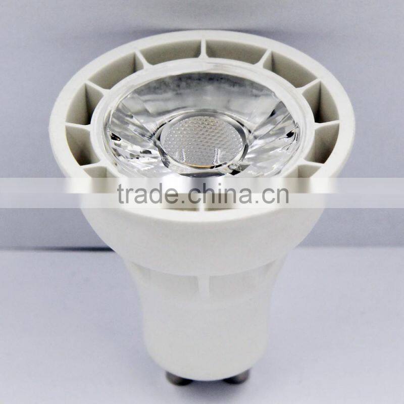 China manufacture Ra80 PF0.9 led bulbs gu10 Dimmable COB 7W