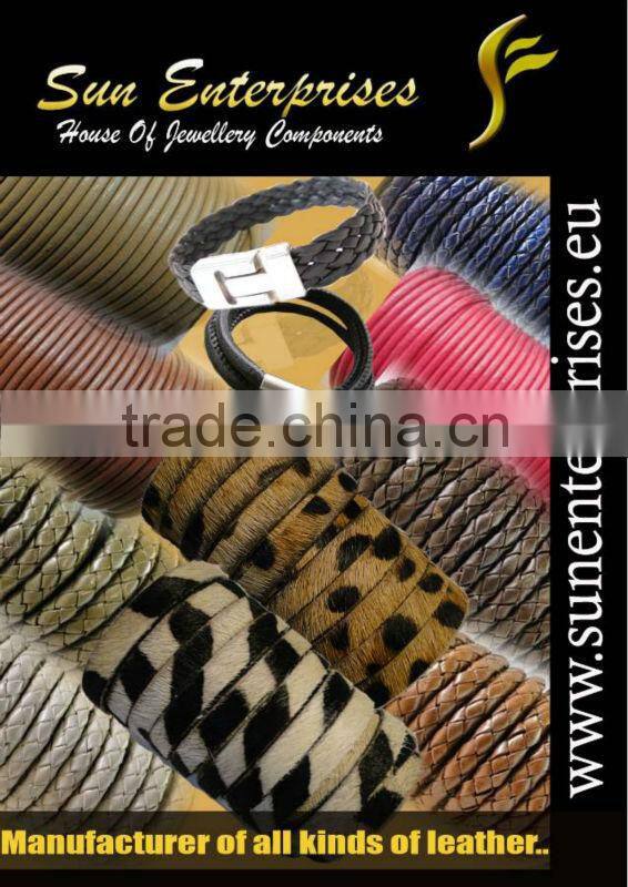 Nappa Leather Cords - Breed Style - Green- 2.5mm