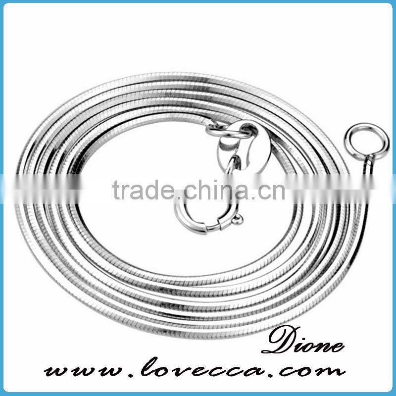 Infinite Excellent Quality box shape Chain Sterling Silver elegant best selling item