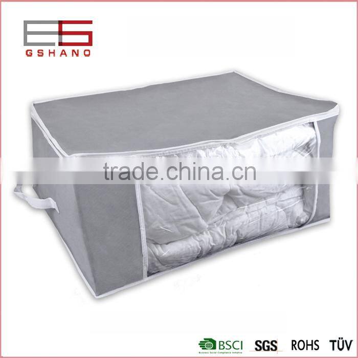 Latest hot sale plastic blanket quilt bag storage with zipper