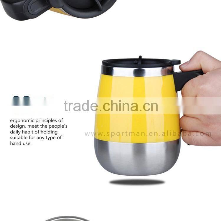 16oz reliable quality blue coffee mug hot China product auto travel tea mug assorted color wholesale water cup