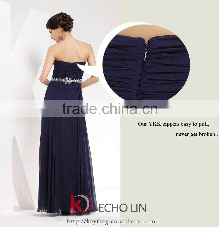 Backless chiffon sleeveless birthday dresses for girls
