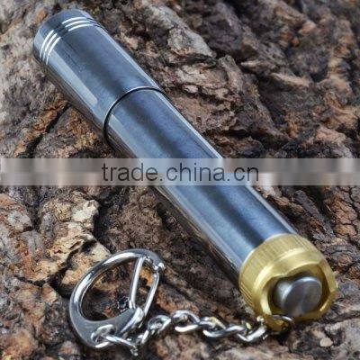 keyring with mini dynamo led torch