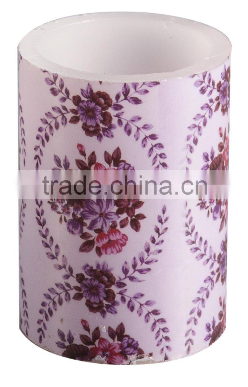 1 LED wax candle light Flameless moving fliker wax led candle light