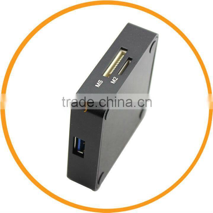 5Gbps High Speed USB 3.0 All in 1 SD TF CF XD M2 MS External Card Reader Adapter Black from dailyetech