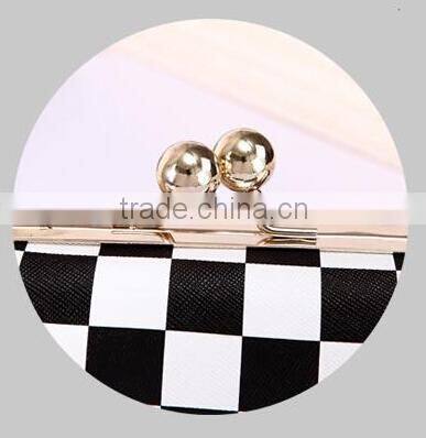 Black White Gum party evening bag high grade PU leather evening bag