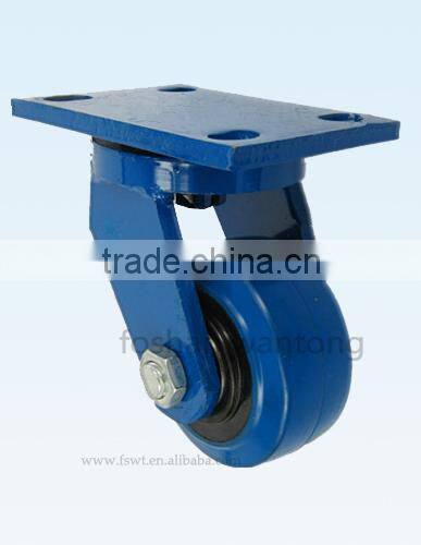 Low Center Of Gravity Rubber Hardware Swivel Caster Wheel