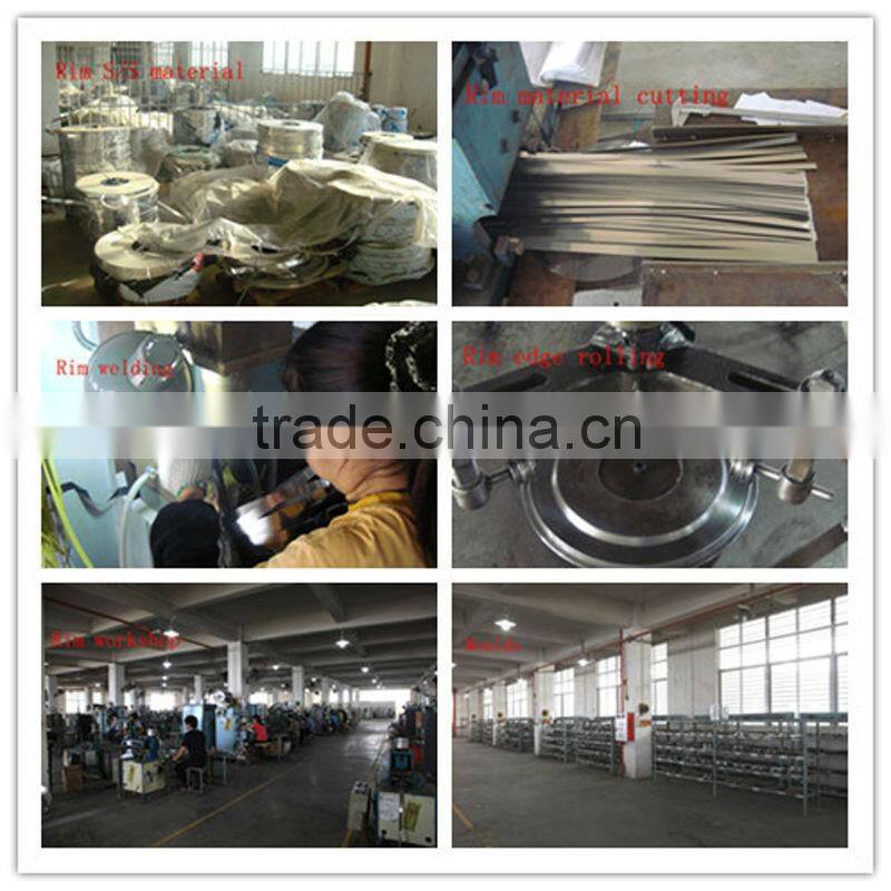 B type common dome toughened glass cover without rim