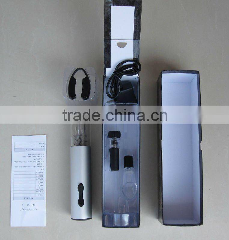 Rechargeable electric wine opener electric corkscrew