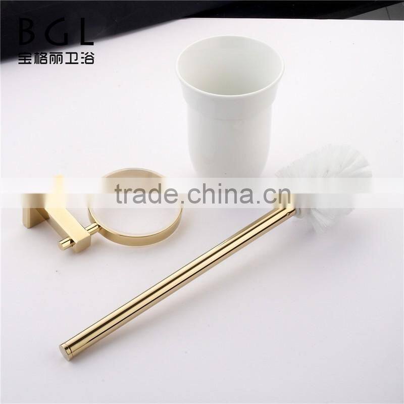 high demand export products shower rooms new design zine alloy ceramic toilet brush
