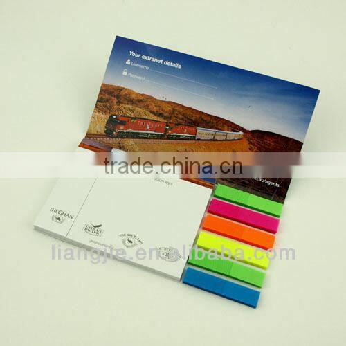Colorful film divider / Combined Sticky Memo Pad