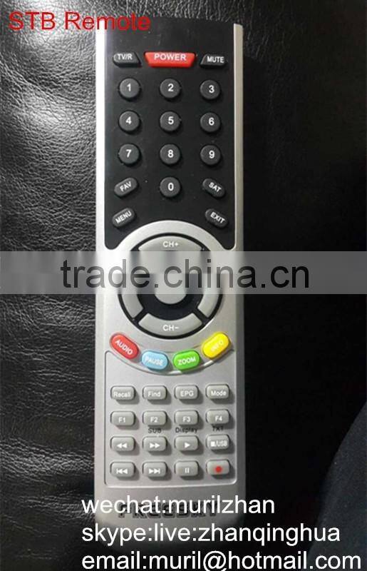ZF Black 43,46 Keys Satellite Receiver tocombox Remote Control for TOCOMSAT to South America market