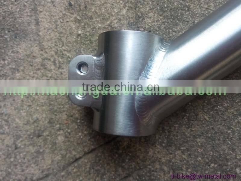 Titanium Tandem Bicycle Stem Custom Titanium Bike Stems for Road Mountain Tandem Bikes XACD Titanium Bike Stem in China