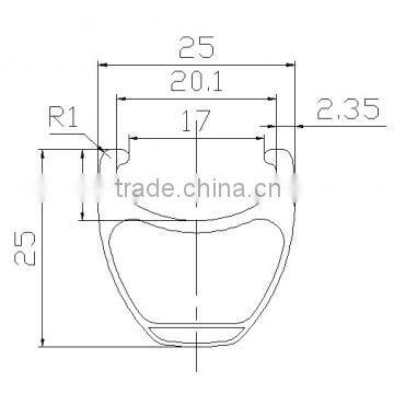 Functional integral component best carbon clincher rims 26 inch mountain bike rim