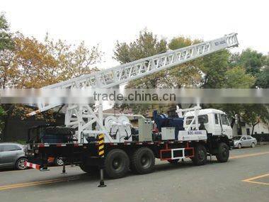 the best truck mounted turntable rotary water well drilling rigs -BZC600CLCA