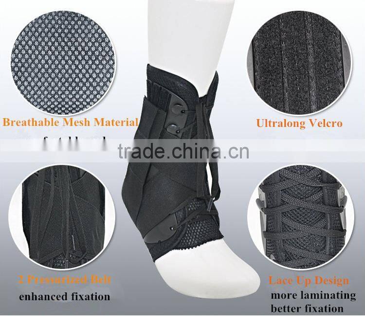 FDA CE sport neoprene orthopedic ankle support foot sleeves / Enhance ankle fracture brace / CE proved adjustable ankle support