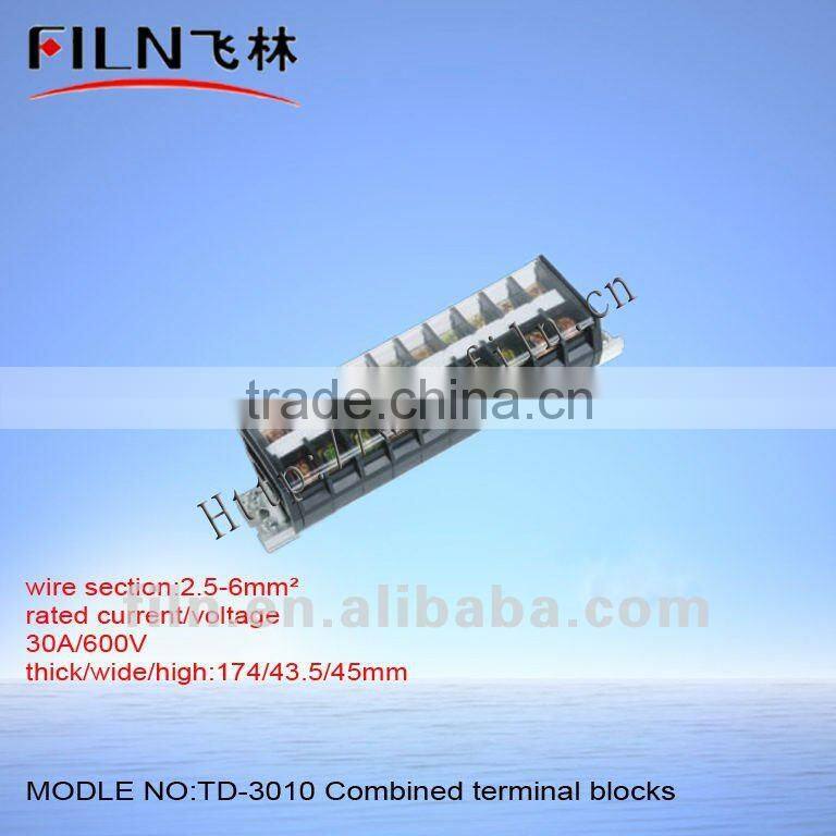 screwless connector combined terminal block TD-10010