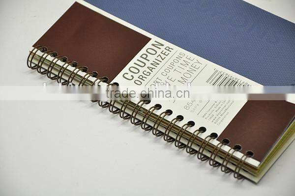 Texture paper cover coupon organizer, paper organizer folder, carboard paper organizer