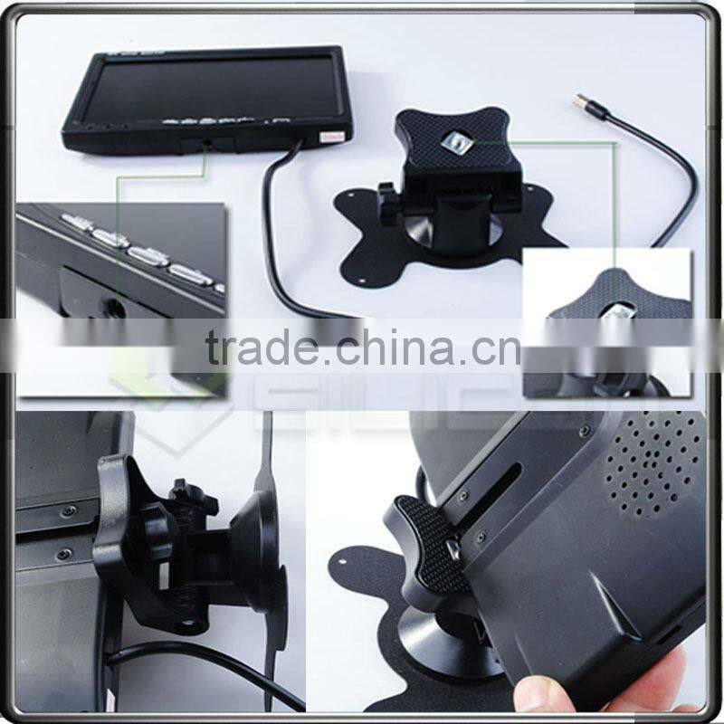 3-way video input 7 " inch car video monitors/car tft lcd monitor