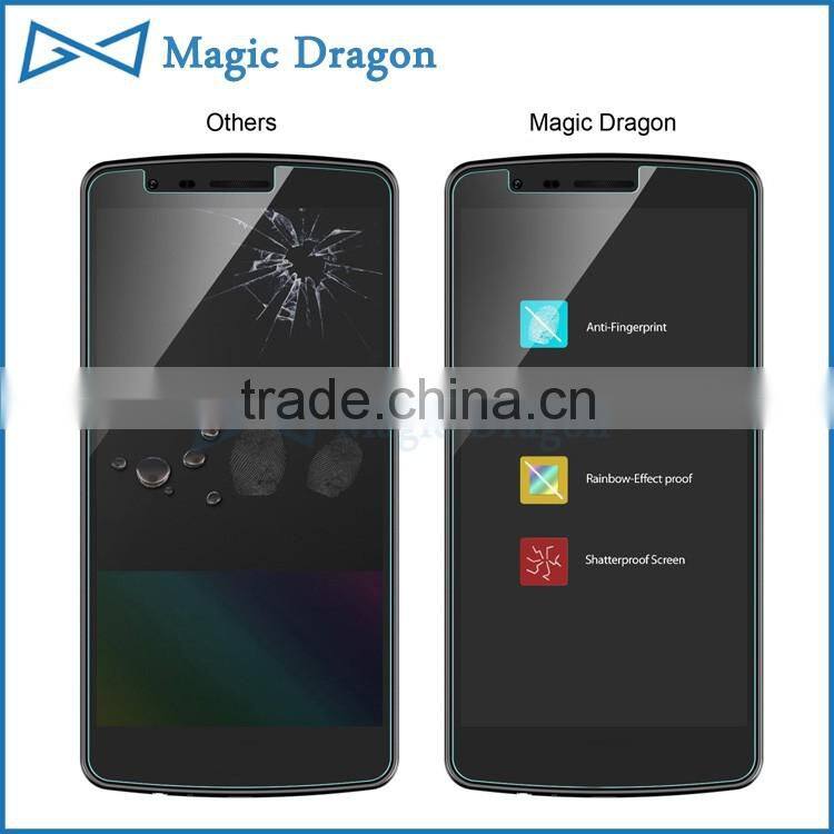 High quality curved edge premium 9H hardness tempered glass screen protector for LG G3