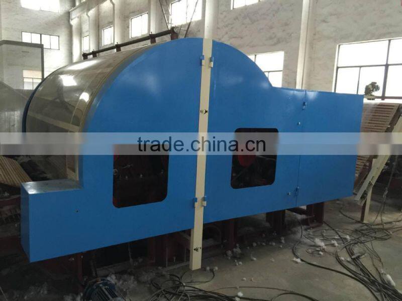 NEW TYPE HFJ-18 NONWOVEN DOUBLE CYLINDER DOUBLE DOFFER NEEDLED WADDING CARDING MACHINE