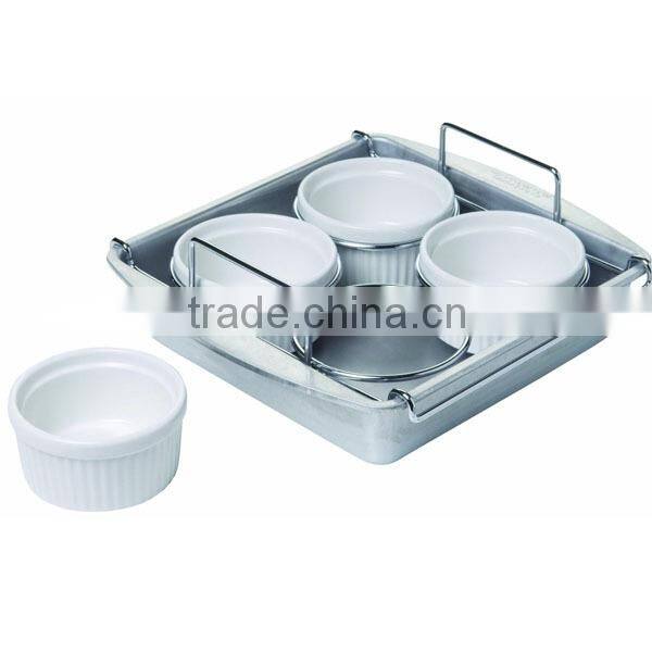 Chicago Metallic caramel pudding bowl