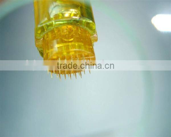 Cosmetic Stamp Derma With 35 Titanium Gold Needles Derma Roller