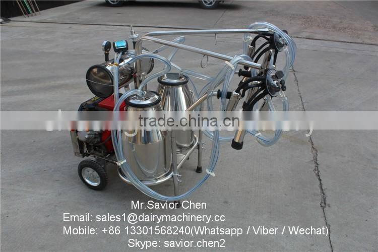 Diesel Power Two Cows Mobile Milking Machine 2800W