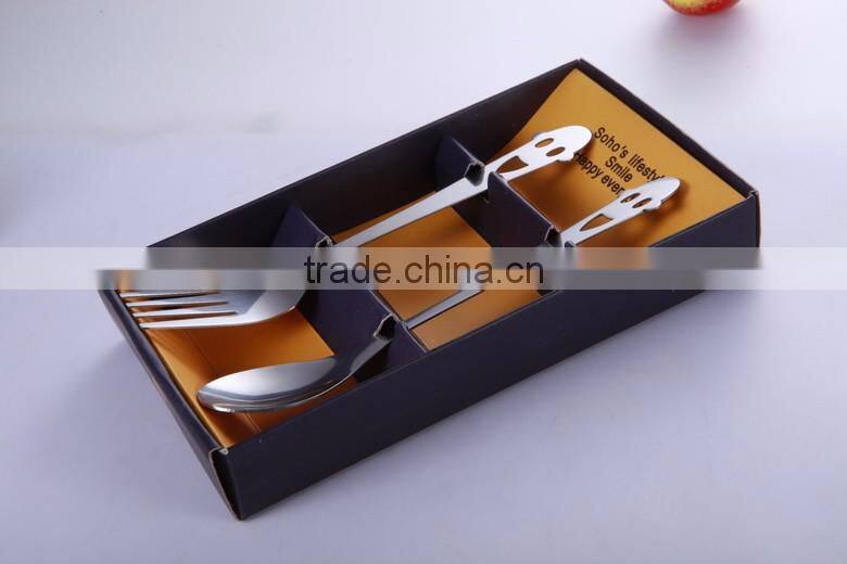 CSGO Beautiful Four Piece Quality Child's Stainless Steel Cutlery Set, knotted cutlery set