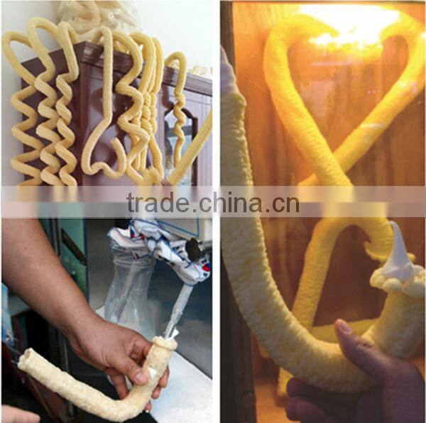 Stainless steel corn puffing/Puffed corn stick snack making machine