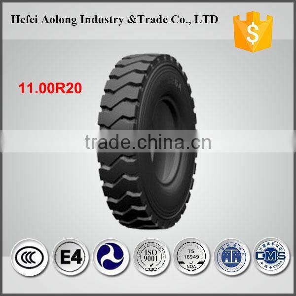 china truck tyre with best rubber GL926A tread 11.00R20