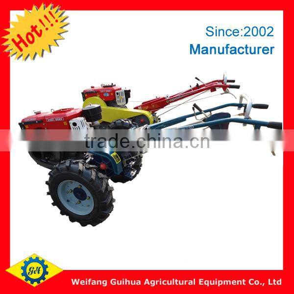 12hp electric start farm use new walking tractor