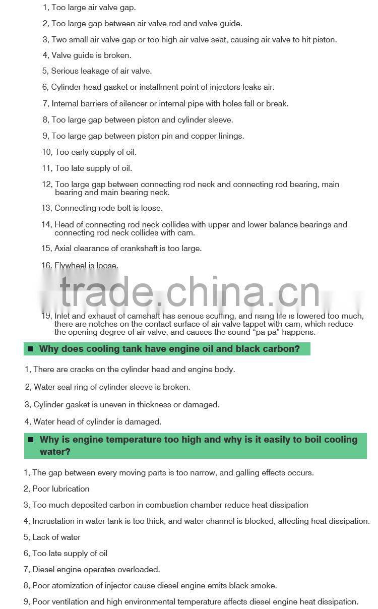 CHANGGONG Agricultural Machinery AIR-cooled 180EW(CGF) kva small diesel generator