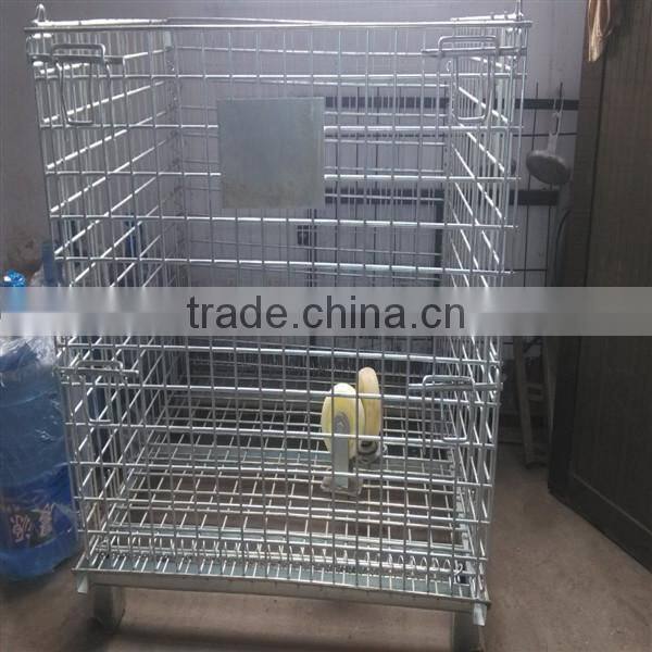 galvanized wire material large storage container