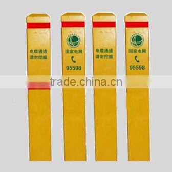 High quality anti-corrosion marks pile/Cable warning signs
