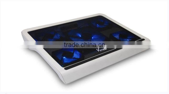 cheap hot selling LAPTOP COOLER COOLING PAD 5 FAN STAND WITH 2 USB HUB FOR 15 17" LAPTOP Notebook