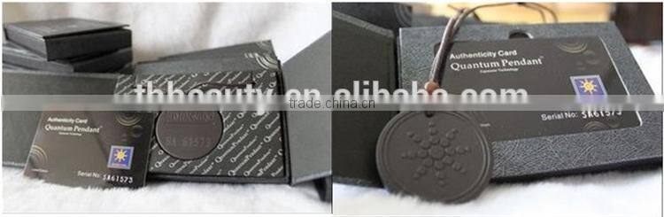 Quantum Scalar Energy Pendant Health Necklace Lava Material