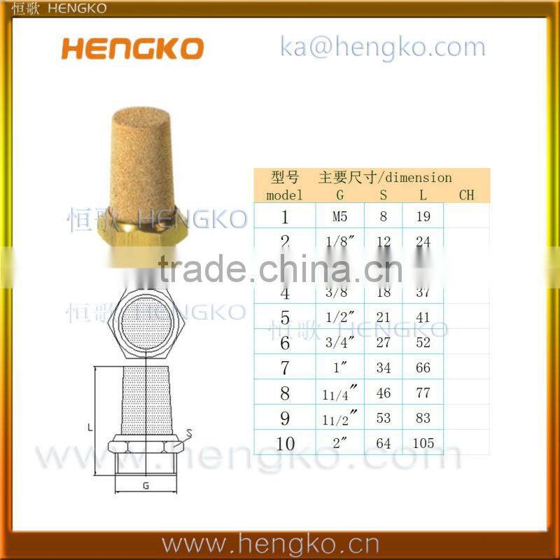 Sintered Porous Stainless Steel 316 Brass Bronze Pneumatic SMC Air Filter Regulator