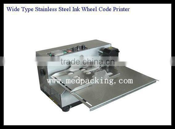 (Wide type stainless steel) MY-380F ink wheel code printer ink marking machine production date code printer