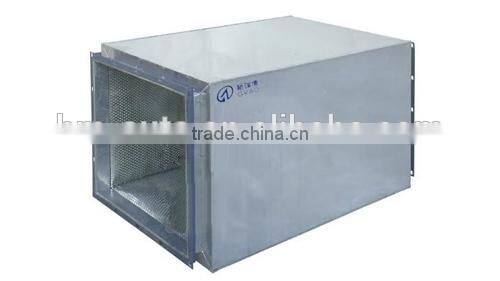 Square air diffuser without grille for outlet air