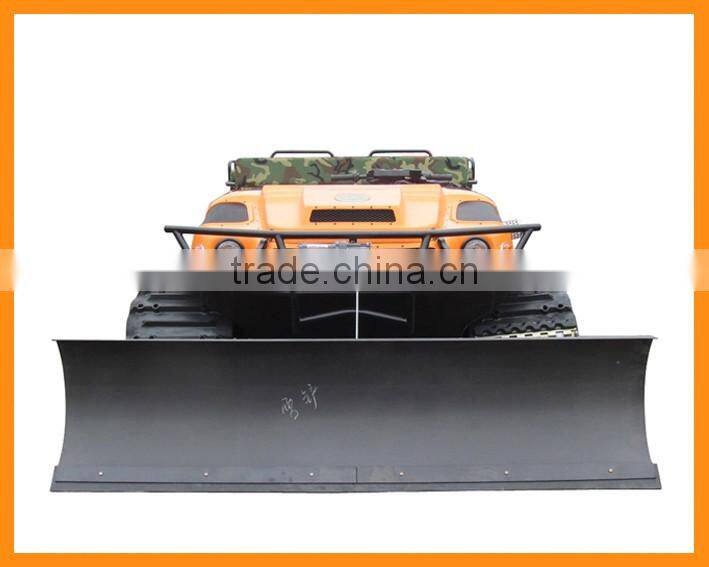 XBH 8x8-2 Amphibious vehicle with forklift reversible Snow Plough Shovel snow special car Snow Cleaning Vehicle