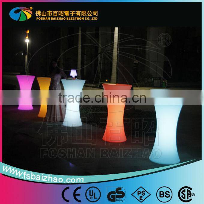 LED high cocktail table for events