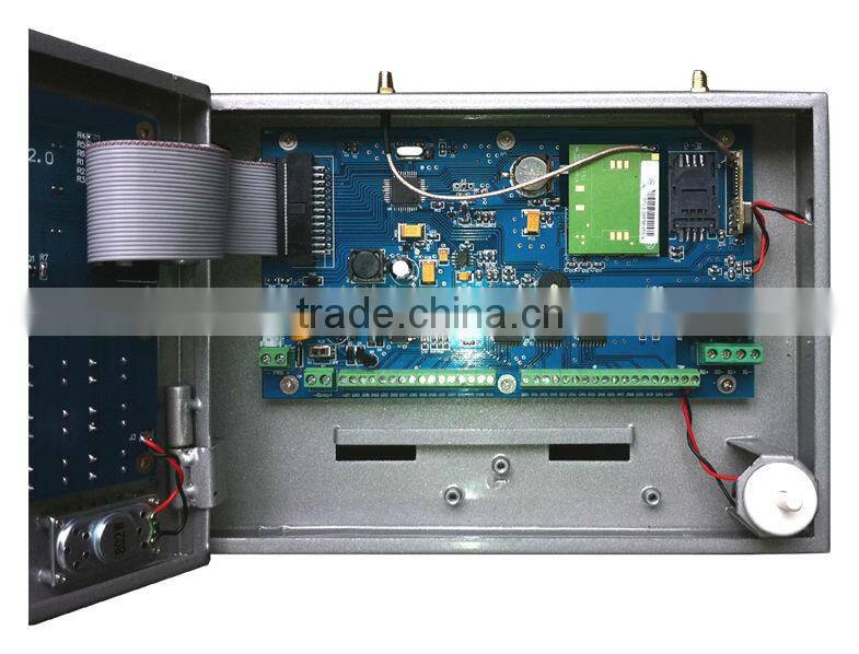 GSM home alarm with LCD colorful display and keyboard for setting