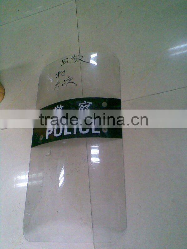 4MM clear Polycarbonate sheet shield for police