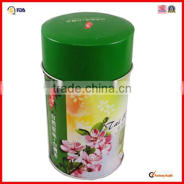 popular chinese green tea tin container